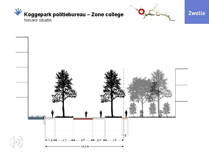 Koggepark politiebureau – Zone college Nieuwe situatie Water 12 -12 -2021 aanpa ssen 11
