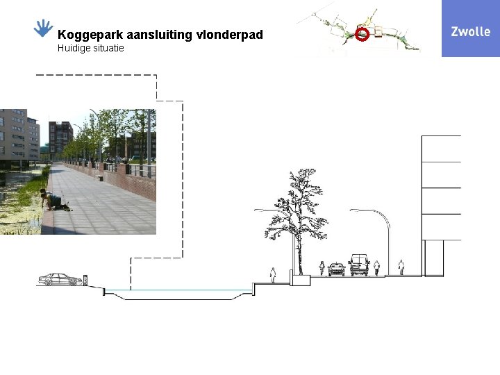 Koggepark aansluiting vlonderpad Huidige situatie Water 12 -12 -2021 aanpa ssen 15 