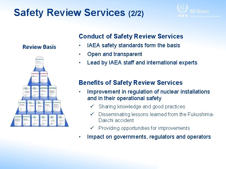 Safety Review Services (2/2) Conduct of Safety Review Services Review Basis • • •
