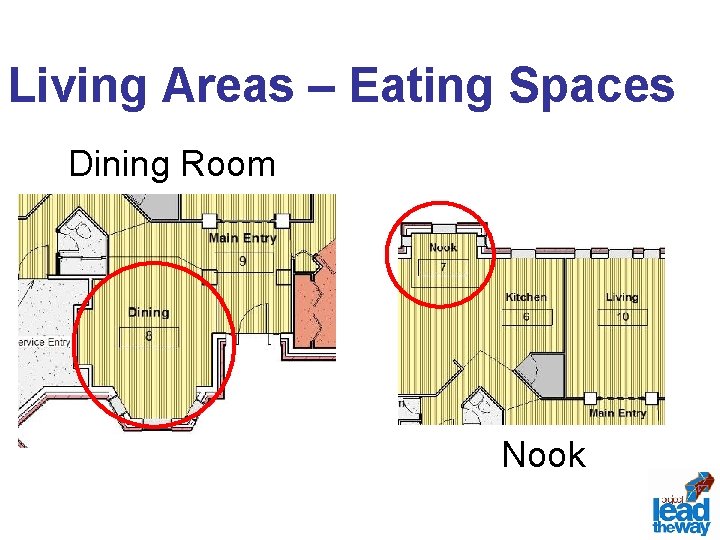 Living Areas – Eating Spaces Dining Room Nook 