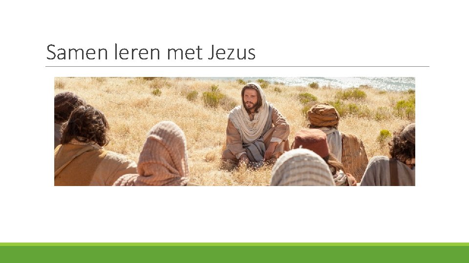 Samen leren met Jezus 