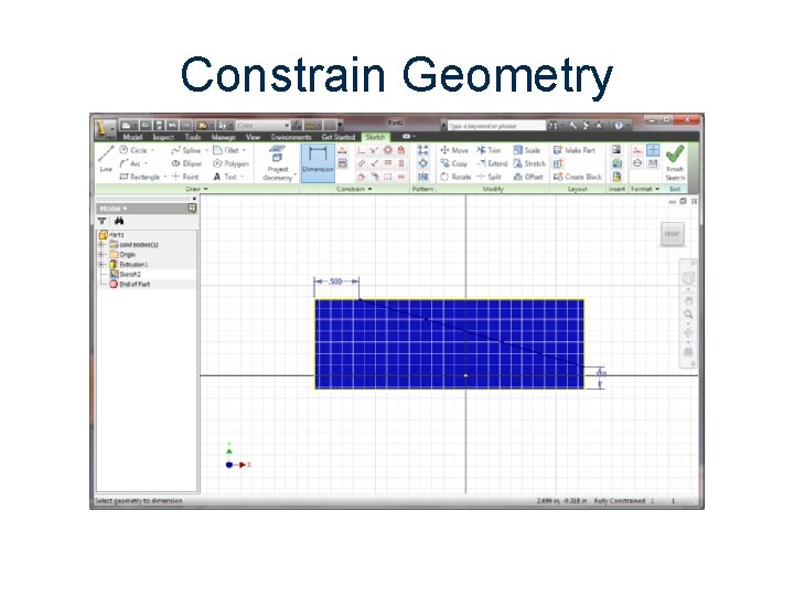 Constrain Geometry 