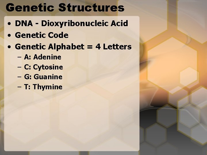 Chapter 3 Behavior Genetics The Human Genome Genetic