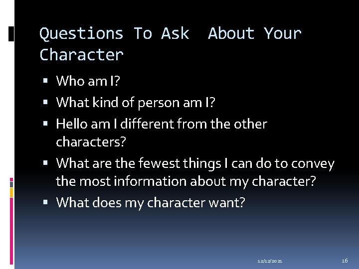 Questions To Ask Character About Your Who am I? What kind of person am