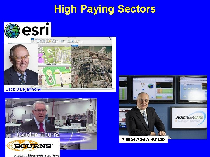 High Paying Sectors Jack Dangermond Ahmad Adel Al-Khatib 