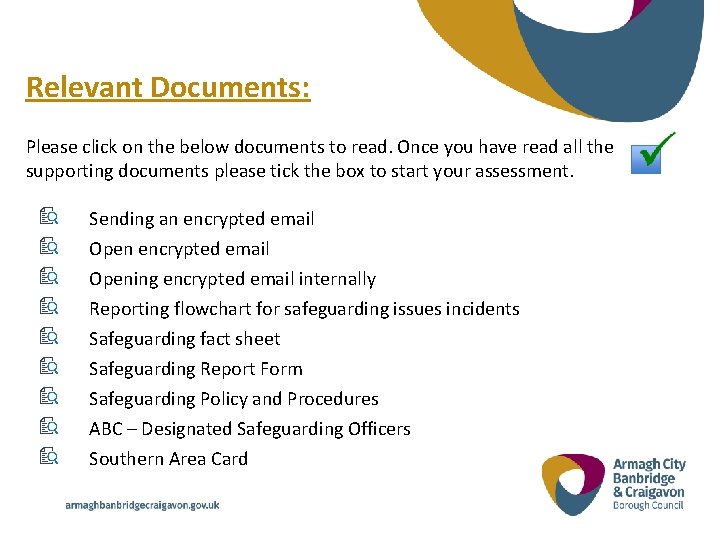 Relevant Documents: Please click on the below documents to read. Once you have read