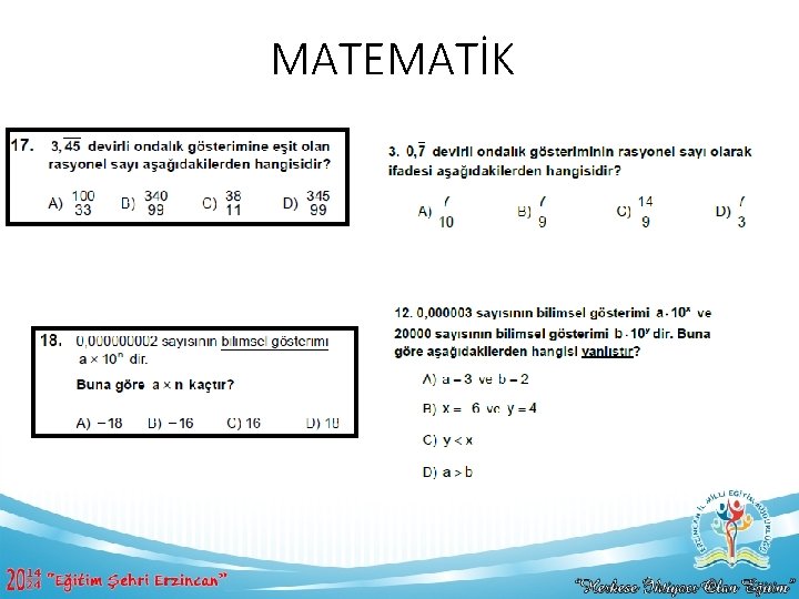 MATEMATİK 