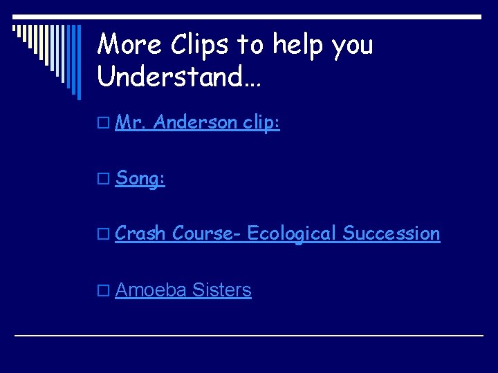 More Clips to help you Understand… o Mr. Anderson clip: o Song: o Crash