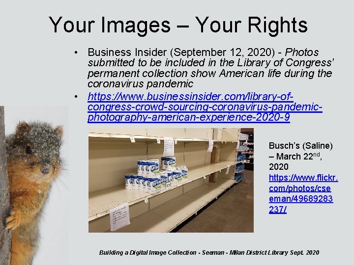 Your Images – Your Rights • Business Insider (September 12, 2020) - Photos submitted