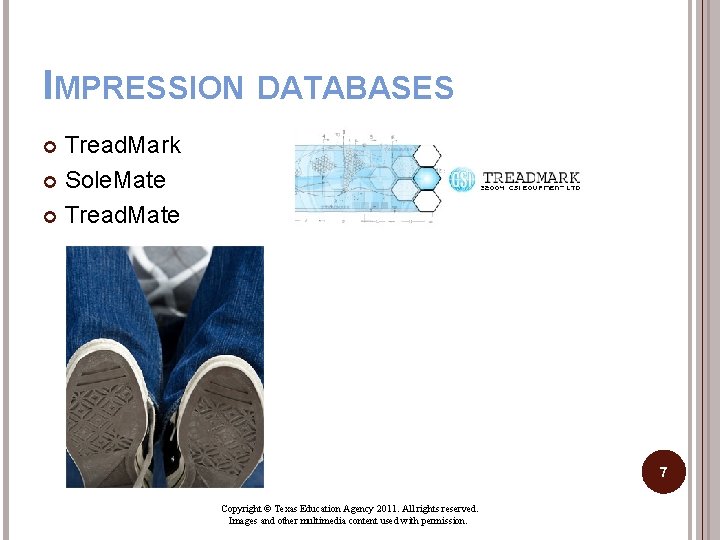 TRACE EVIDENCE FOOTWEAR TIRE IMPRESSIONS Forensic Science Copyright