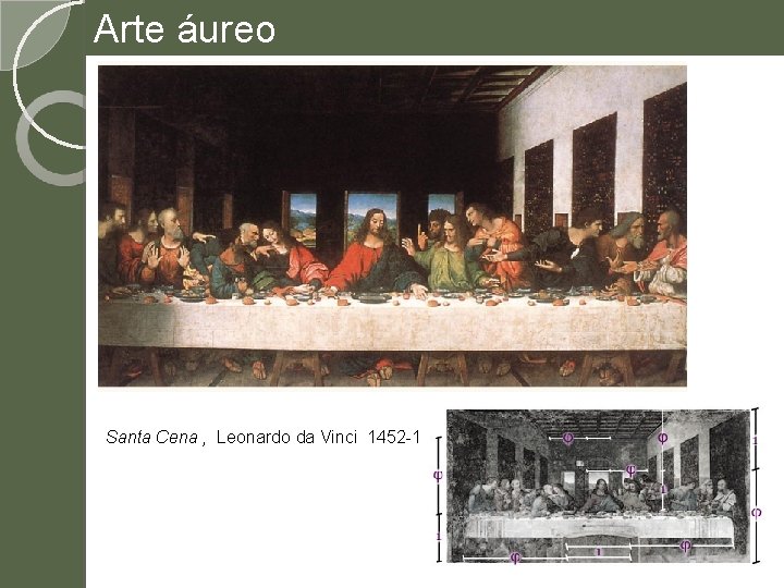 Arte áureo Santa Cena , Leonardo da Vinci 1452 -1519 