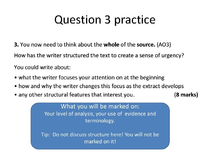 Question 3 practice 
