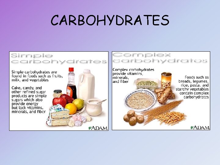 CARBOHYDRATES 