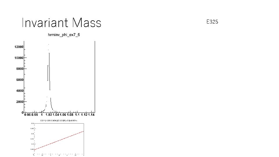 Invariant Mass E 325 