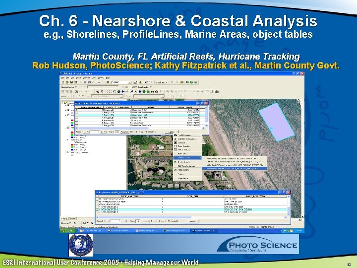 Ch. 6 - Nearshore & Coastal Analysis e. g. , Shorelines, Profile. Lines, Marine