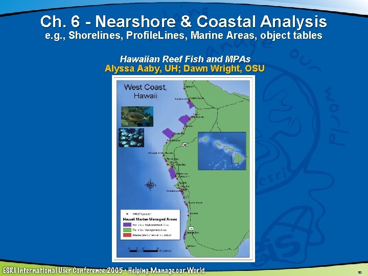 Ch. 6 - Nearshore & Coastal Analysis e. g. , Shorelines, Profile. Lines, Marine