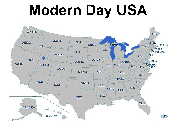 Modern Day USA 