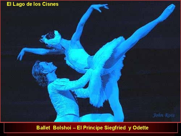 El Lago de los Cisnes Ballet Bolshoi – El Principe Siegfried y Odette 