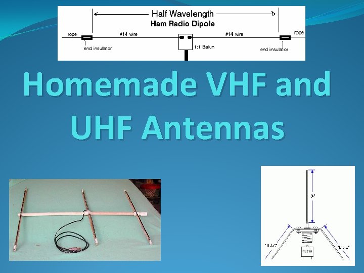 Homemade VHF and UHF Antennas 