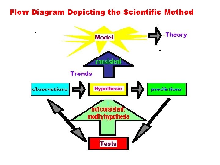 Flow Diagram Depicting the Scientific Method 