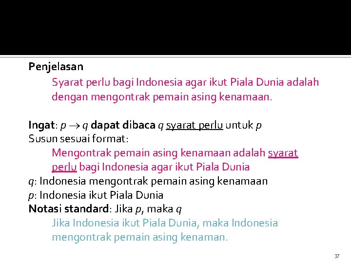 Penjelasan Syarat perlu bagi Indonesia agar ikut Piala Dunia adalah dengan mengontrak pemain asing