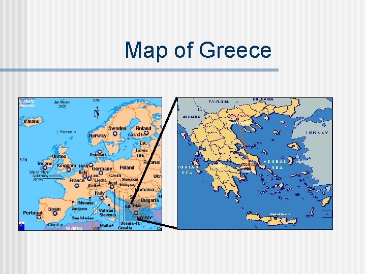 Map of Greece 