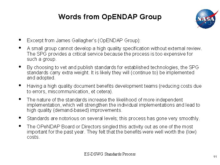 Words from Op. ENDAP Group • • Excerpt from James Gallagher’s (Op. ENDAP Group):