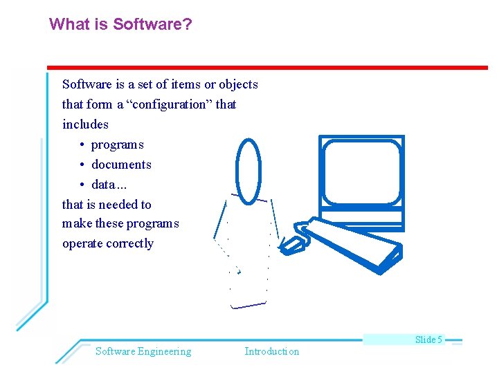What is Software? Software is a set of items or objects that form a