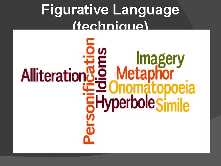 Figurative Language (technique) 