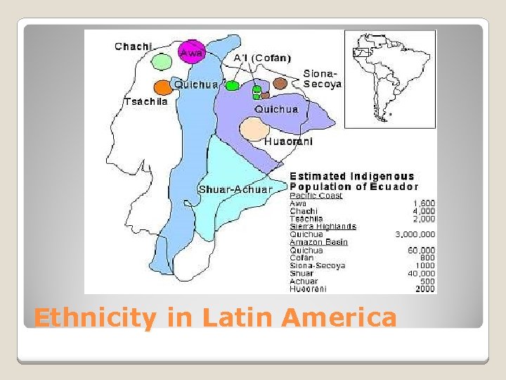 Ethnicity in Latin America 