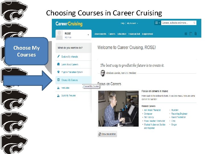 Choosing Courses in Career Cruising Choose My Courses 