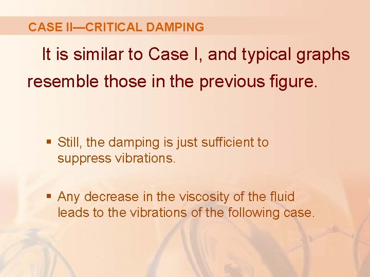 CASE II—CRITICAL DAMPING It is similar to Case I, and typical graphs resemble those