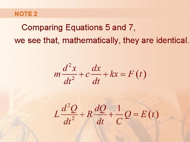 NOTE 2 Comparing Equations 5 and 7, we see that, mathematically, they are identical.