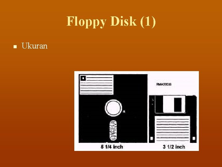 Floppy Disk (1) n Ukuran 