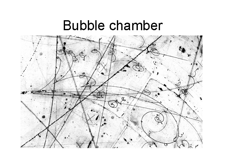 Bubble chamber 