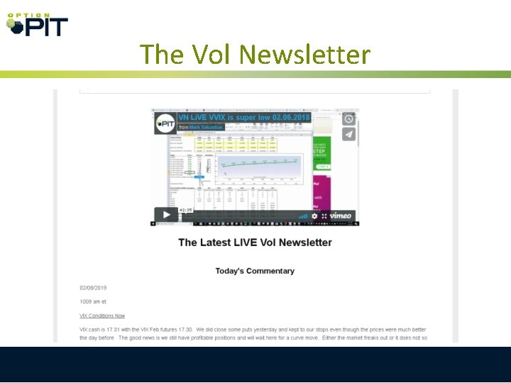 The Vol Newsletter 
