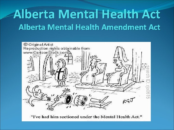 Alberta Mental Health Act Alberta Mental Health Amendment Act 