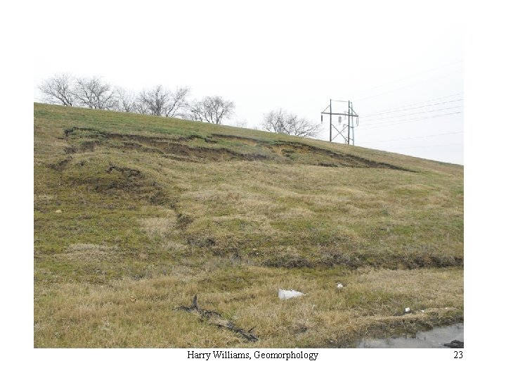 Harry Williams, Geomorphology 23 
