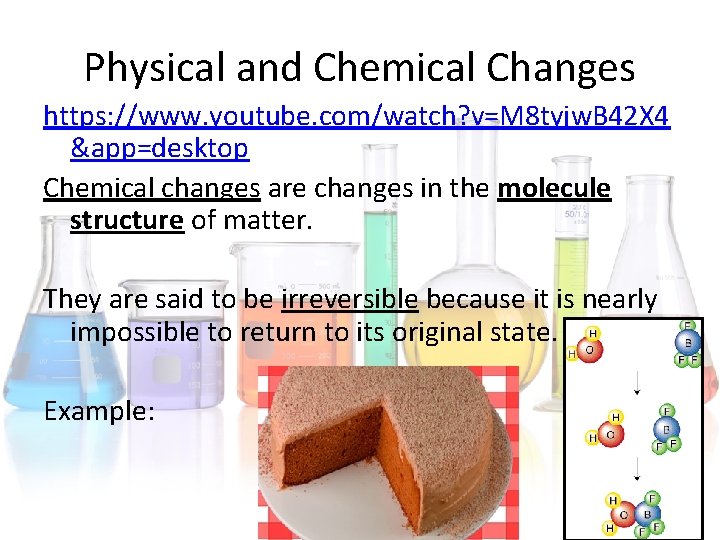 Physical and Chemical Changes https: //www. youtube. com/watch? v=M 8 tyjw. B 42 X Physical and Chemical Changes https: //www. youtube. com/watch? v=M 8 tyjw. B 42 X