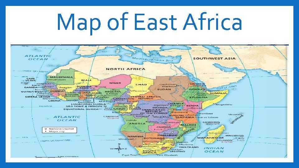 Map of East Africa 