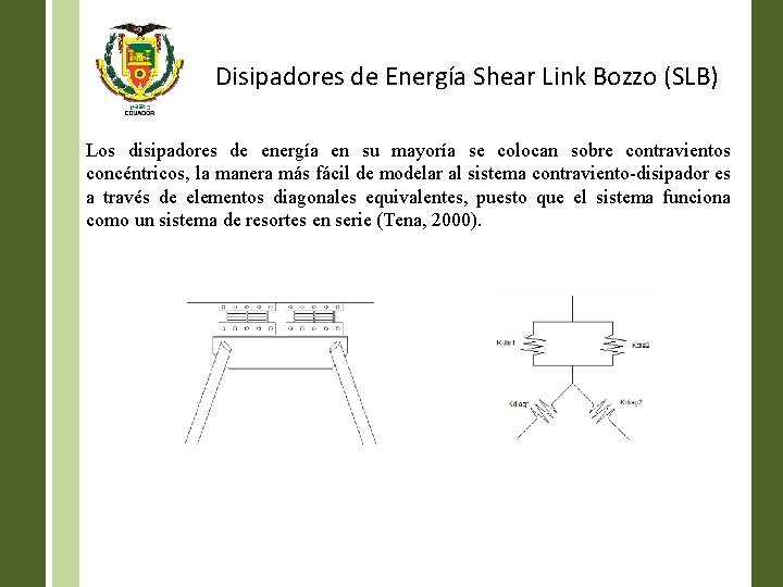 Disipadores de Energía Shear Link Bozzo (SLB) Los disipadores de energía en su mayoría