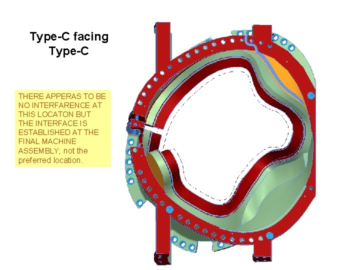 Type-C facing Type-C THERE APPERAS TO BE NO INTERFARENCE AT THIS LOCATON BUT THE