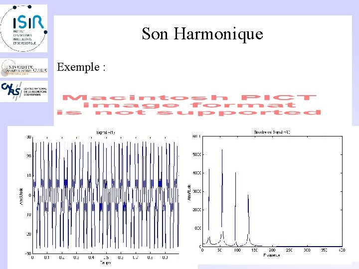 Son Harmonique Exemple : 