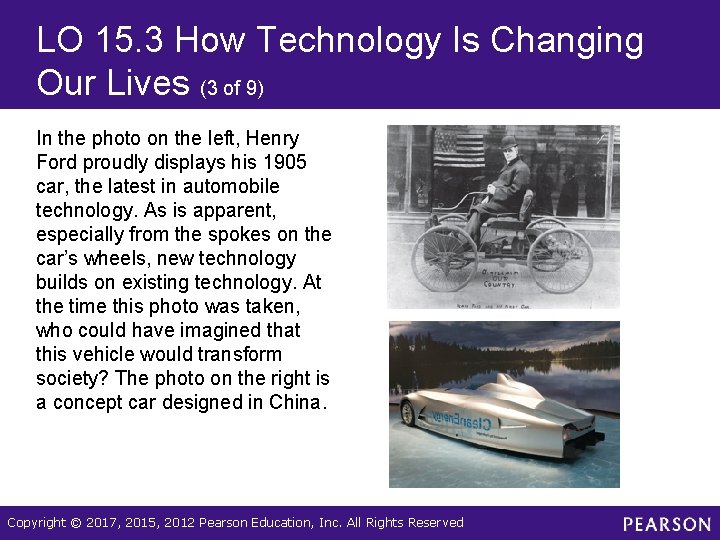 LO 15. 3 How Technology Is Changing Our Lives (3 of 9) In the