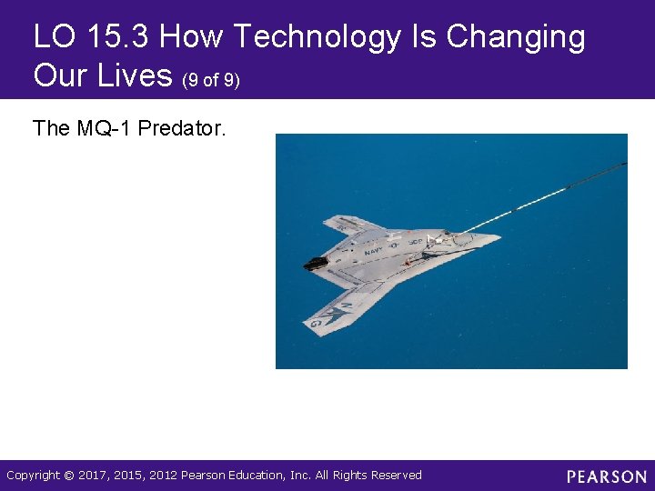 LO 15. 3 How Technology Is Changing Our Lives (9 of 9) The MQ-1