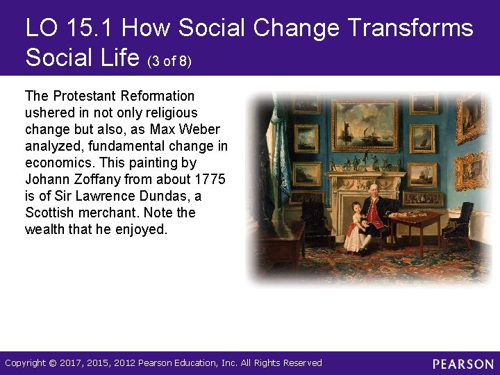 LO 15. 1 How Social Change Transforms Social Life (3 of 8) The Protestant