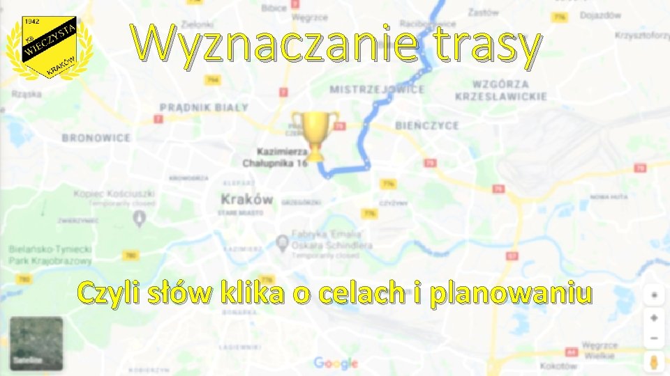 Wyznaczanie trasy Czyli słów klika o celach i planowaniu 