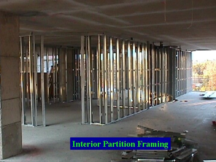 Interior Partition Framing 