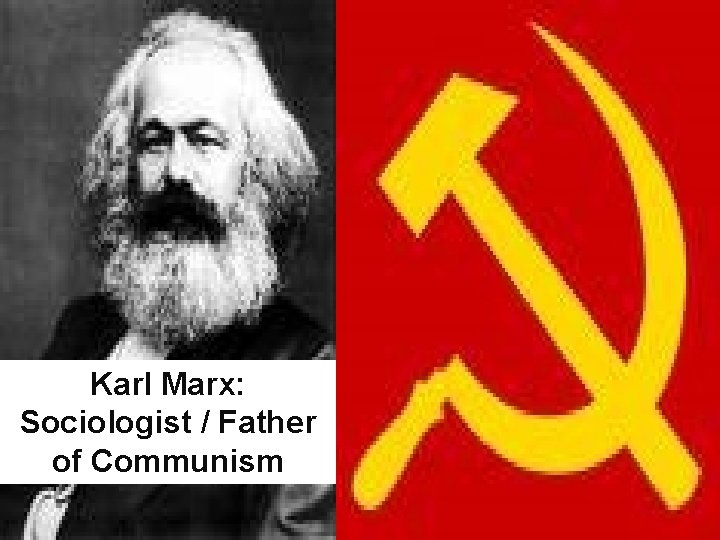 Karl Marx: Sociologist / Father of Communism 
