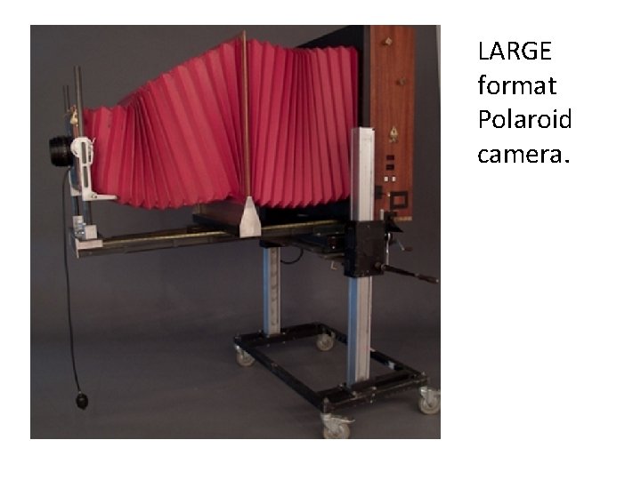 LARGE format Polaroid camera. 
